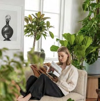 Boho-Sitzecke mit Wiener Geflecht